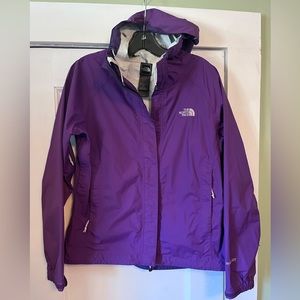 Purple North face windbreaker